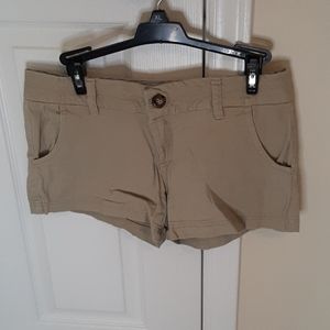 Red Camel shorts, tan